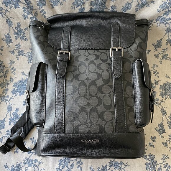 Coach Black Backpack - Picture 1 of 11